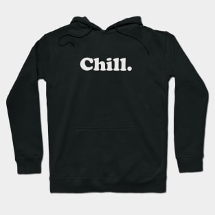 Chill in Cooper Black Hoodie